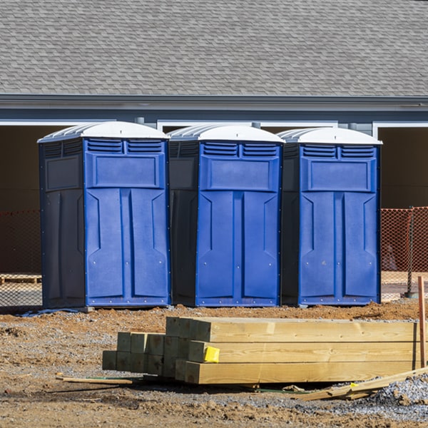 do you offer hand sanitizer dispensers inside the portable toilets in Woodlawn Texas